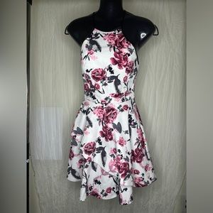 Speechless Dresses- floral dress, pink and white